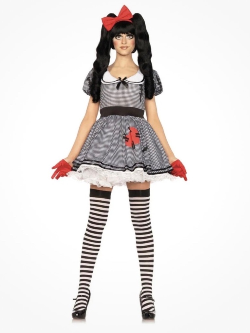 Leg Avenue Women's Wind Me Up Dolly Costume Size S Halloween Dress up Fall NWT